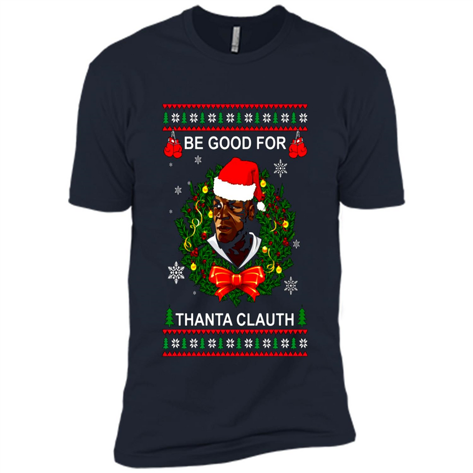Mike Tyson Thanta Clauth Santa Claus Christmas sweater PINGPONG