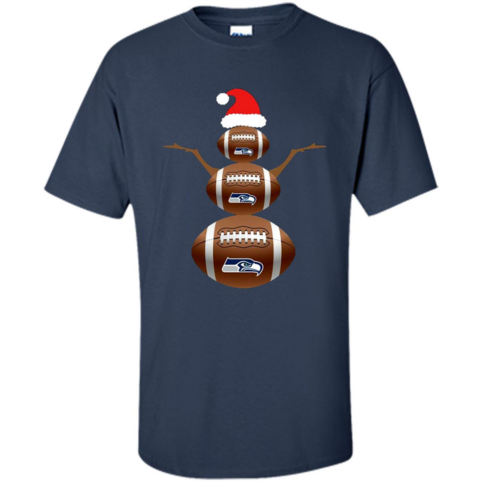 Seattle Seahawks NFL Dabbing Snowman Xmas