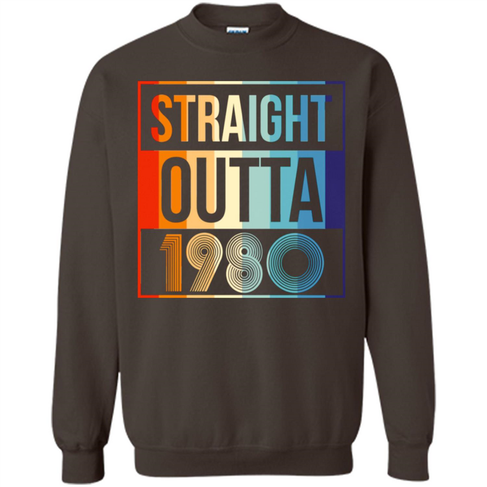 Retro Straight Outta 1980 38 Years Old - Sweatshirt