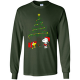 Snoopy Christmas Tree T-Shirt - Long Sleeve T-Shirt