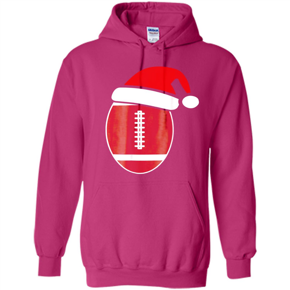 Christmas Football Shirt - Football Santa Hat Christmas