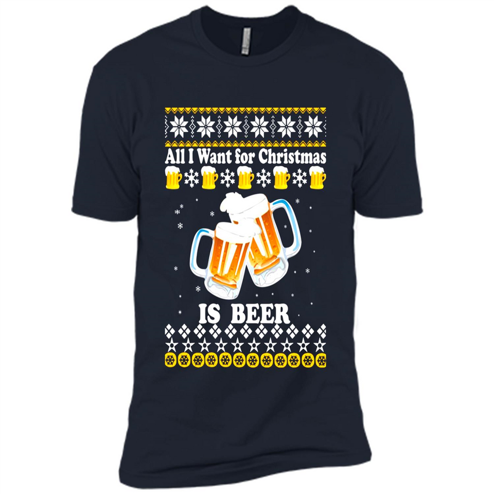 All I want for Christmas is Beer Sweater PINGPONG
