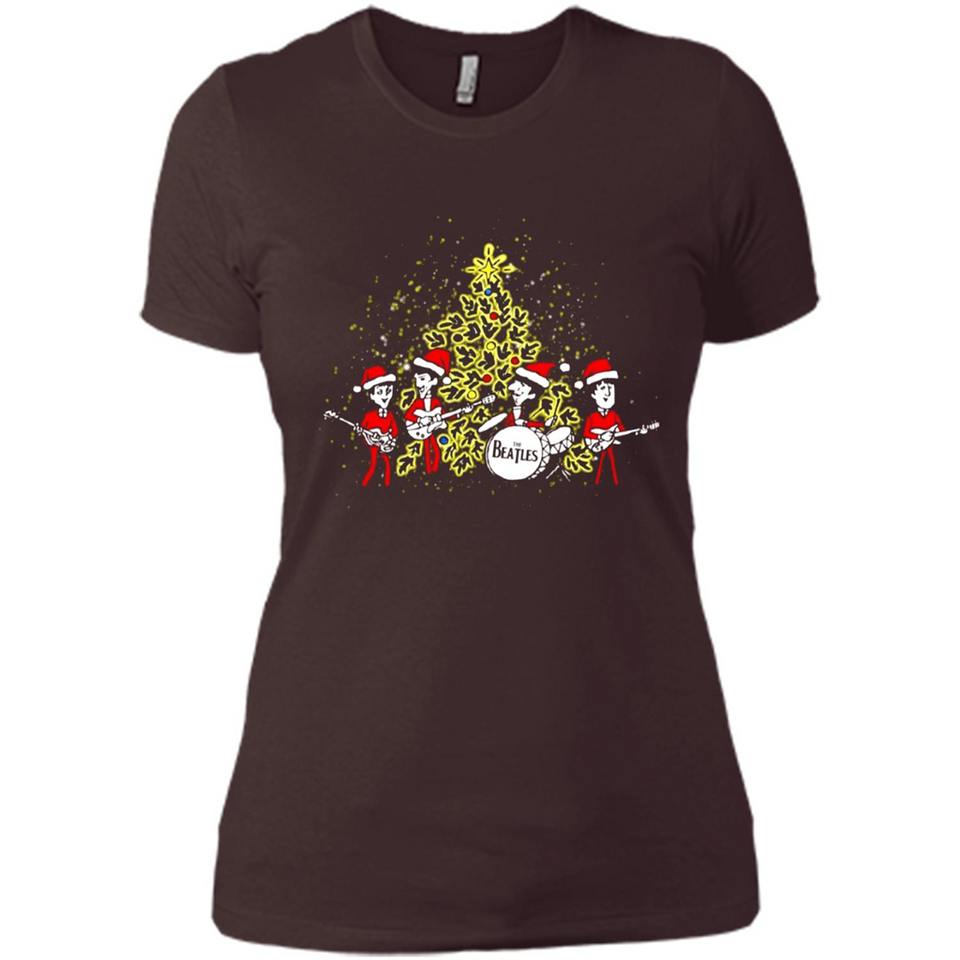 The Beatles chibi Christmas - Ladies' Boyfriend T-Shirt