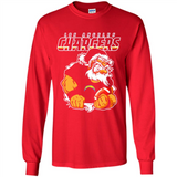 Grumpy Santa Claus Los Angeles Chargers Football Team PINGPONG