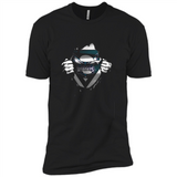 Charlotte Hornets And Superman Fans - Premium Short Sleeve T-Shirt