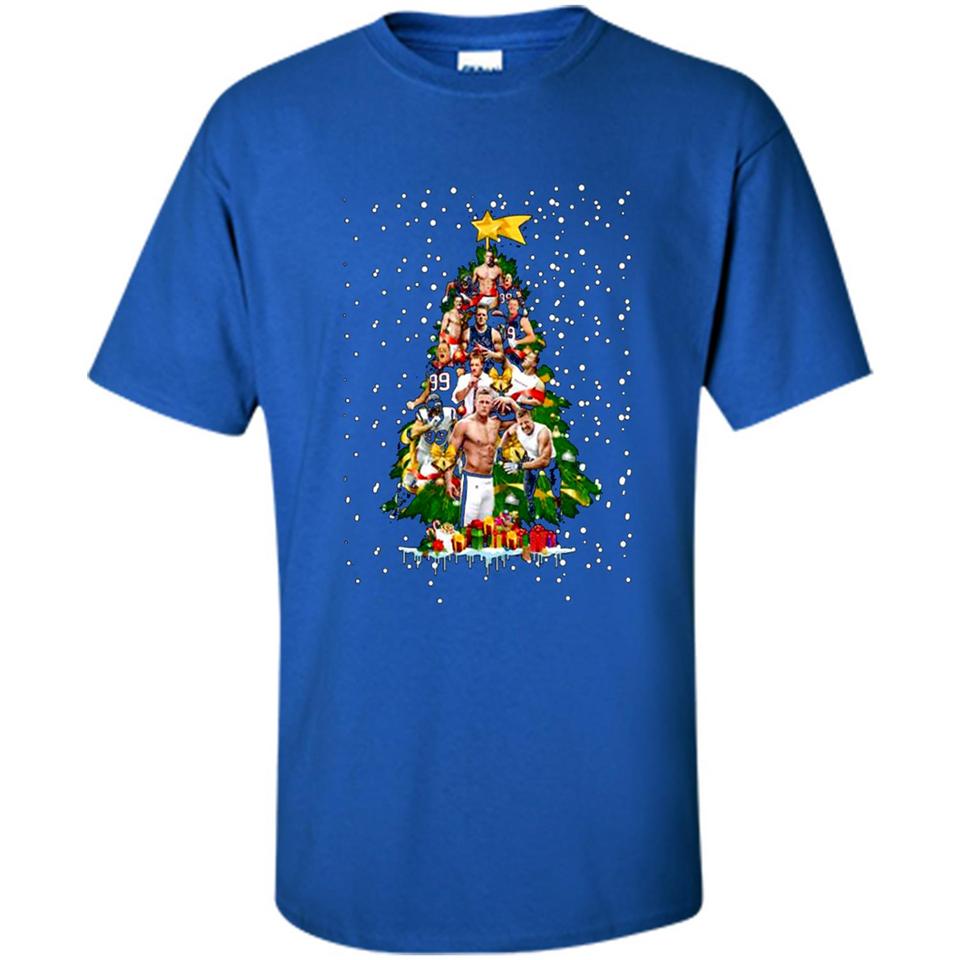 J.J. Watt Christmas Tree ugly sweater PINGPONG