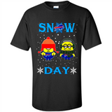 Snow Day Shirt For Buffalo Bills Vs Minion Fans pingpong