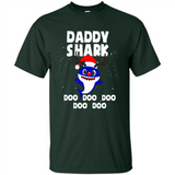 Daddy Shark Costume Reindeer Funny Christmas T-Shirt - Shirt