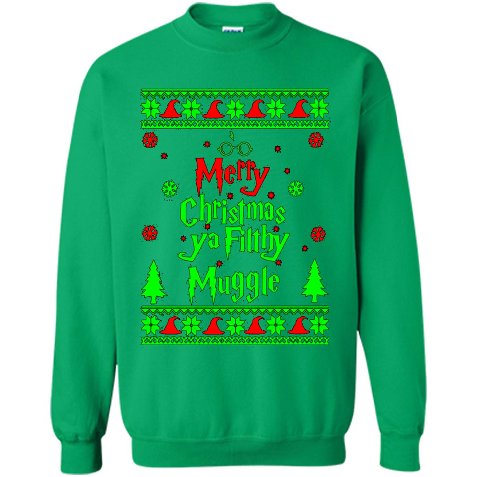 Merry Christmas ya filthy animal ugly sweater PINGPONG