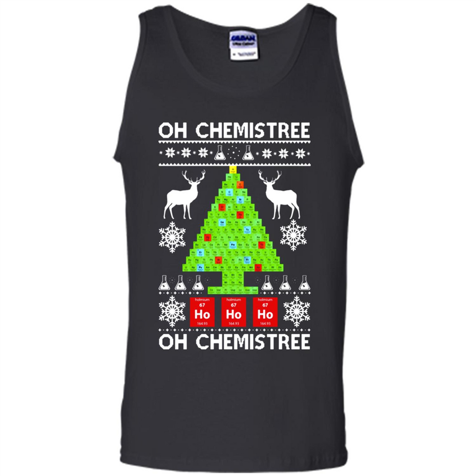 Oh Chemistree, Oh Chemistree Christmas Ugly Sweater - Tank Top