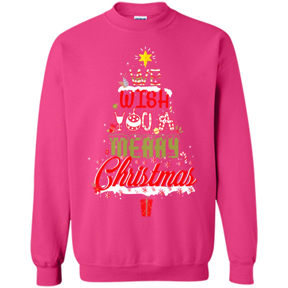We Wish You A Merry Christmas Funny Pine Gift Sleeve - Sweatshirt