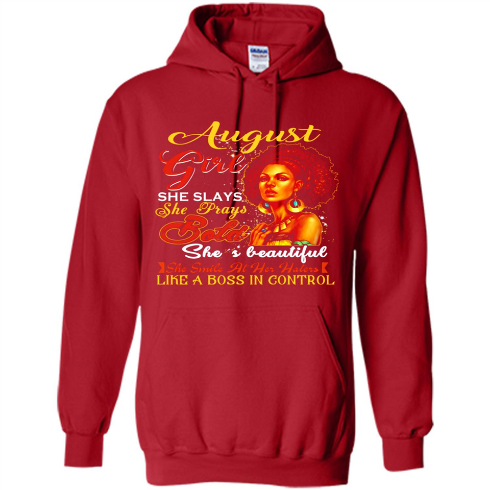 August Girl She Slays She Prays Beautiful Birthday PINGPONG