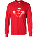 Calgary Flames And Superman Fans - Long Sleeve T-Shirt