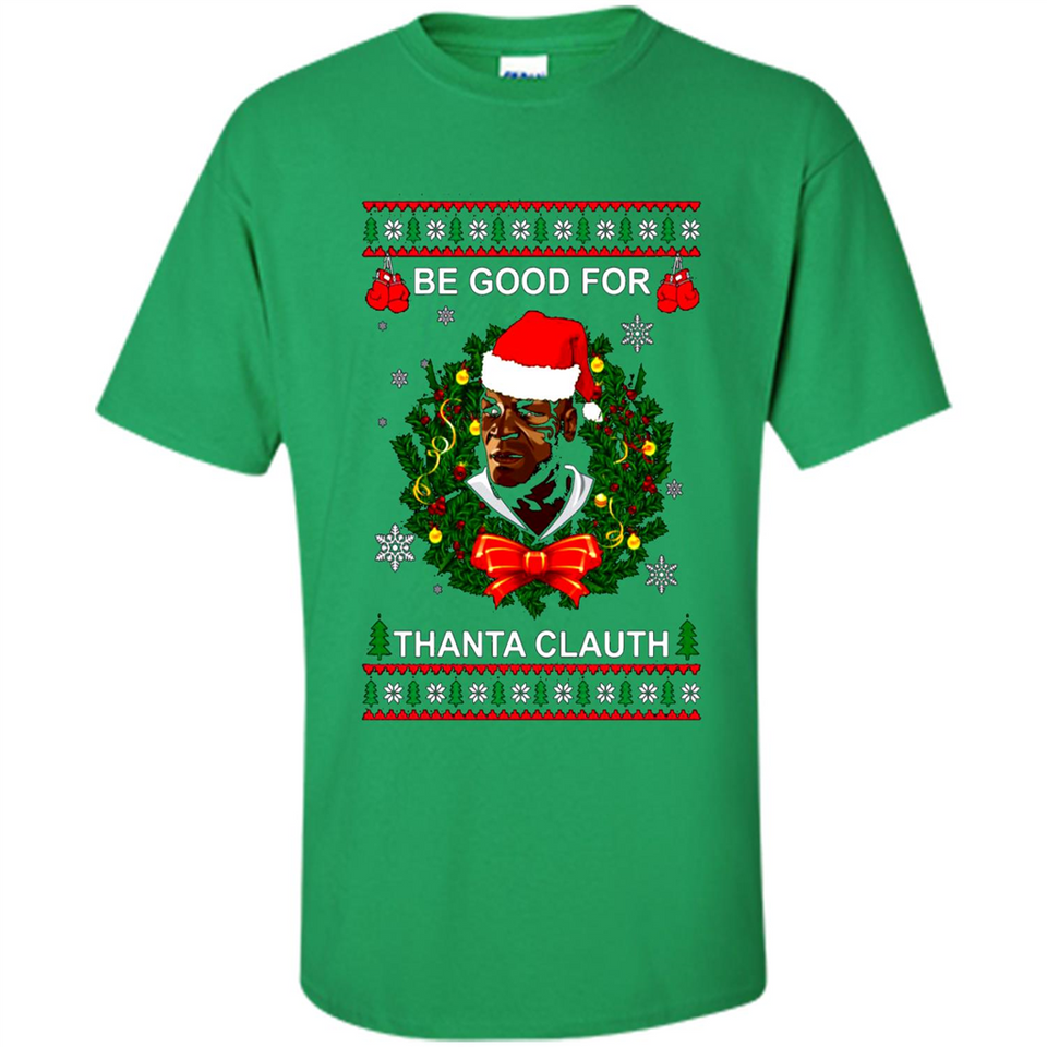 Mike Tyson Thanta Clauth Santa Claus Christmas sweater PINGPONG