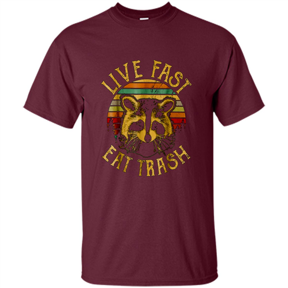 Live fast eat trash bear vintage camping PINGPONG