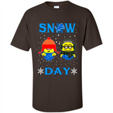 Snow Day Shirt For Detroit Lions Vs Minion Fans pingpong