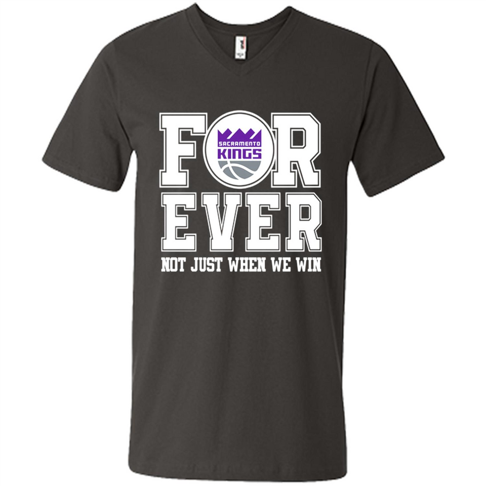 Sacramento Kings Forever For ever not just when we win - Men's V-Neck