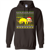 Merry Slothmas Sloth Christmas Sweater PINGPONG - Hoodie