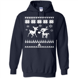 Rudolph and Clarice Ugly Christmas Sweater - Hoodie
