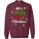 Have A Holly Jolly Christmas T-Shirt Cute Mistletoe - Sweatshirt