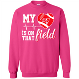 Tampa Bay Buccaneers Football My Heart is on that Field - Sweatshirt
