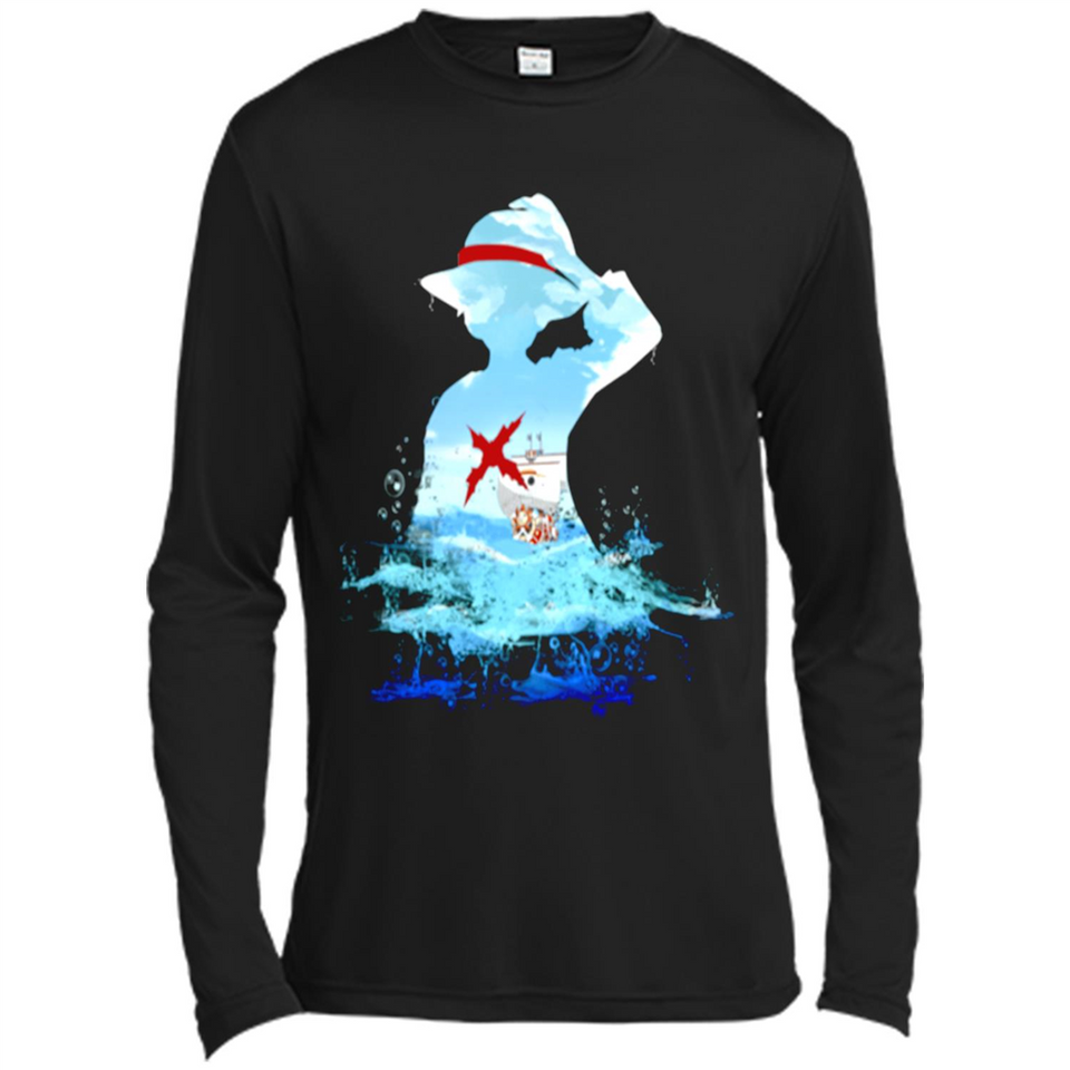 Luffy sea 2 - Canvas Long Sleeve T-Shirt