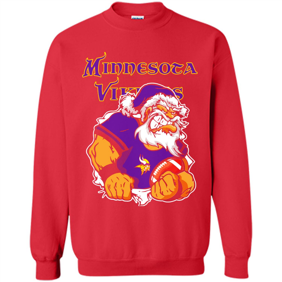 Grumpy Santa Claus Minnesota Vikings Football Team PINGPONG