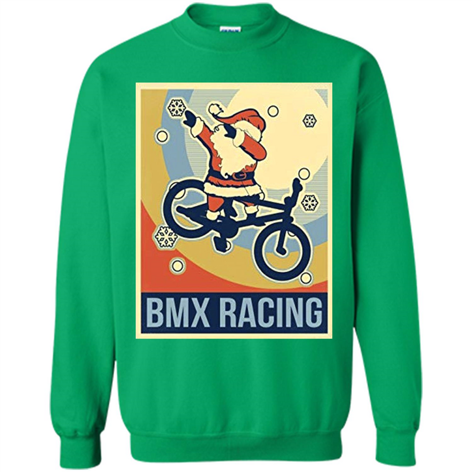 bmx racing dabbing Santa Christmas