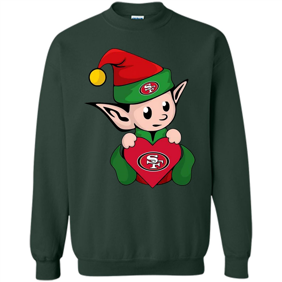San Francisco 49ers ELF Elves Grinch Santa Claus