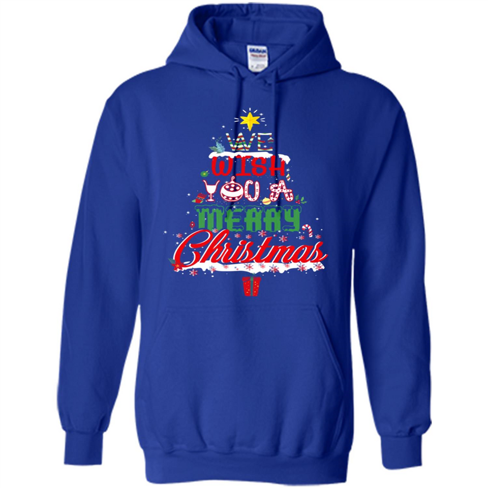 We Wish You A Merry Christmas Funny Pine Gift Sleeve - Hoodie
