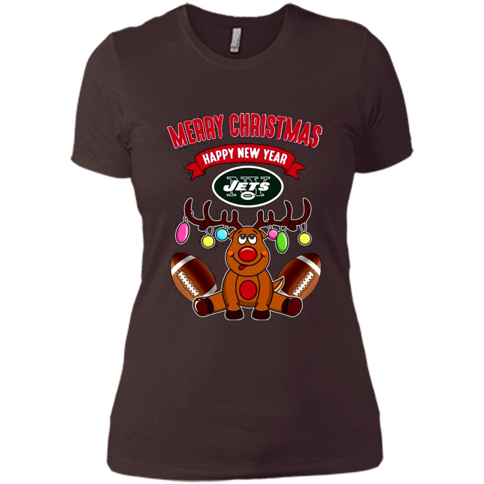 New York Jets NFL Reindeer Funny Merry Christmas And Happy New Year