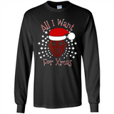 Obama All I Want For Xmas T Shirt PINGPONG - Long Sleeve T-Shirt