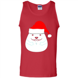 Funny Hamster Christmas t-shirt Santa Hat - Tank Top