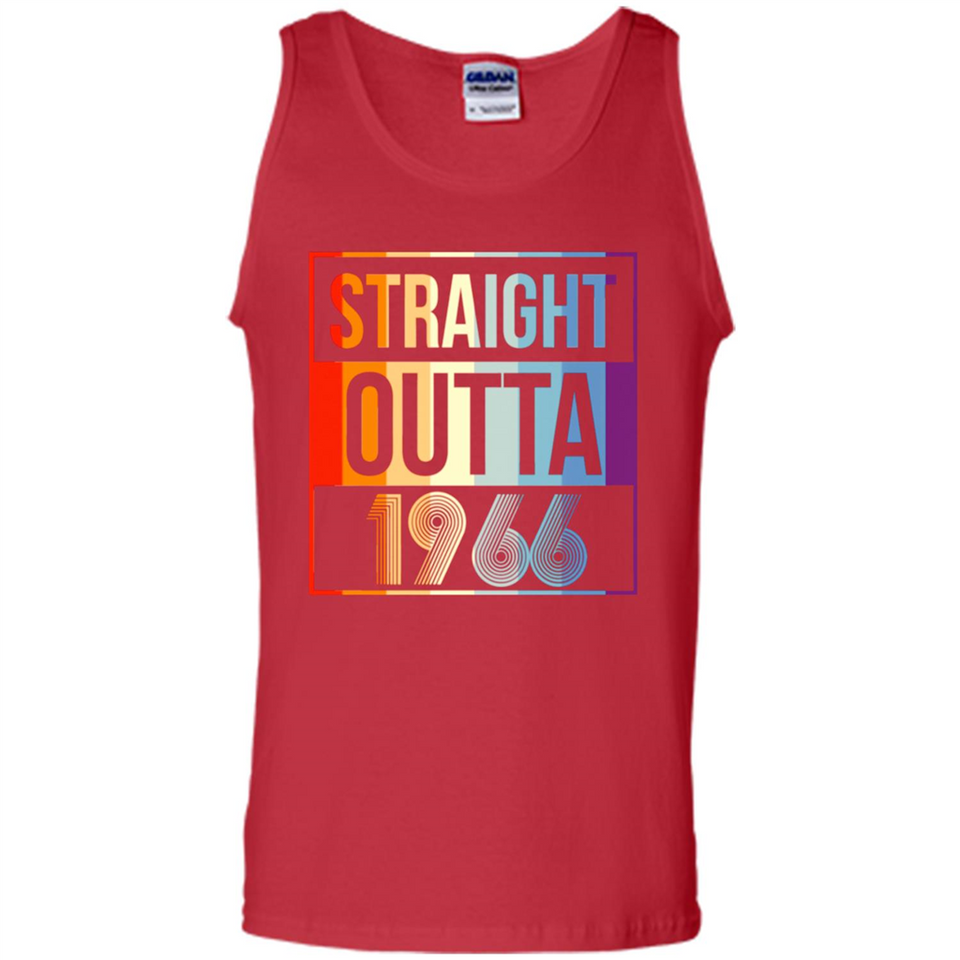 Retro Straight Outta 1966 52 Years Old - Tank Top