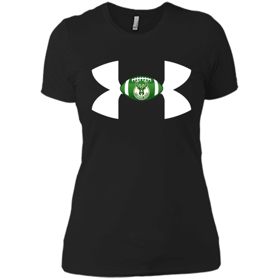 Milwaukee Bucks Under Armour Logo - Ladies' Boyfriend T-Shirt
