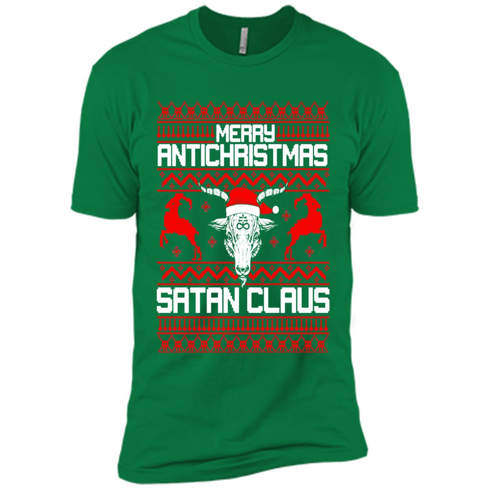 Merry Antichristmas Satan Claus - Premium Short Sleeve T-Shirt