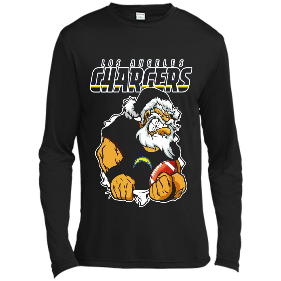 Grumpy Santa Claus Los Angeles Chargers Football Team PINGPONG