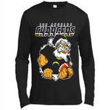 Grumpy Santa Claus Los Angeles Chargers Football Team PINGPONG