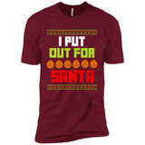 Cookies Out For Santa Christmas - Premium Short Sleeve T-Shirt