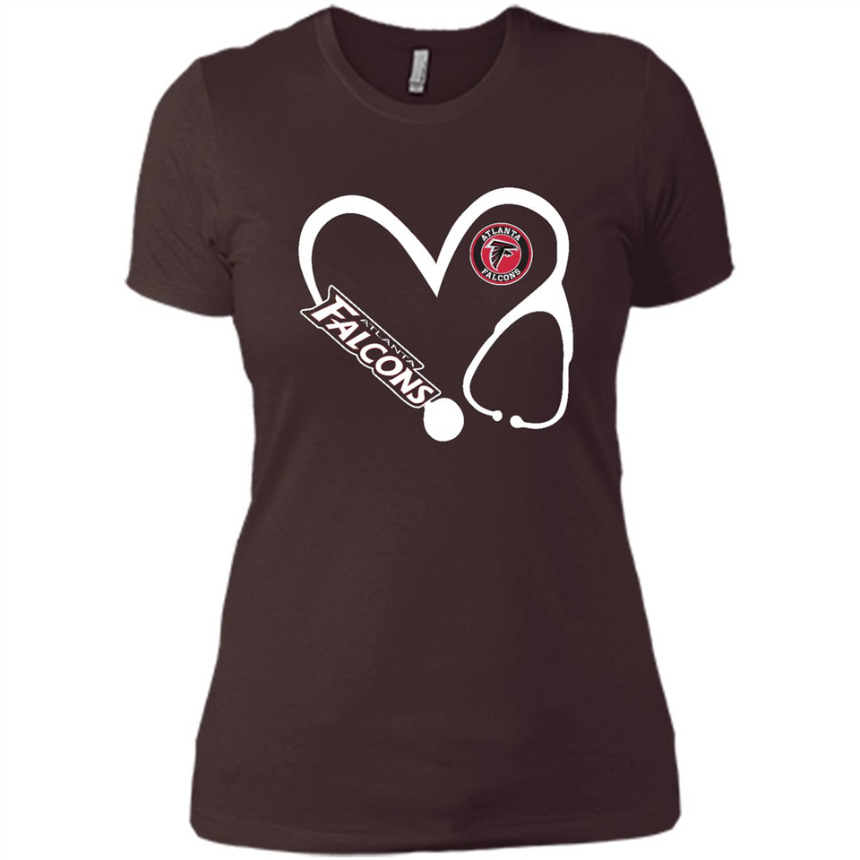 Stethoscope Heart Love Atlanta Falcons For Football Lovers