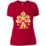 Tea Christmas Tree T-shirt Funny Tea Xmas Gift
