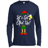 Let's Get Elfed Up Drinking Beer Christmas PINGPONG