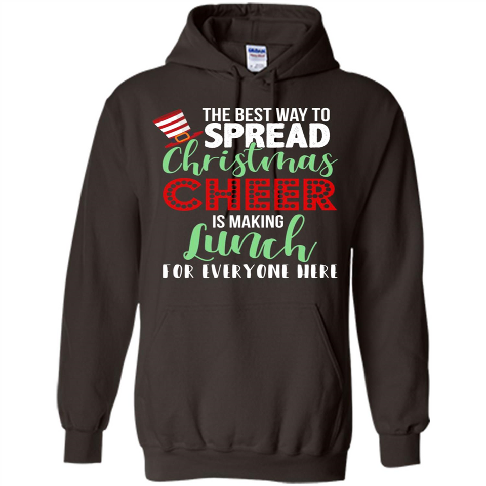 Spread Christmas Cheer Lunch Family Xmas Gift Ls - Hoodie