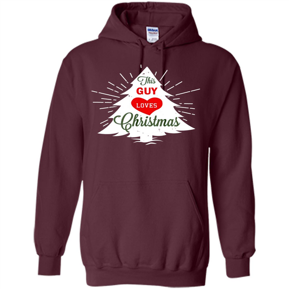 This Guy Loves Christmas Shirt - Hoodie