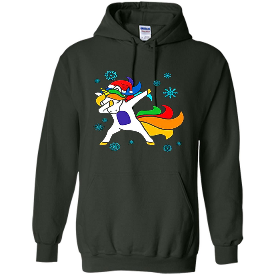 Christmas Dabbing Unicorn - Hoodie