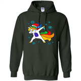 Christmas Dabbing Unicorn - Hoodie