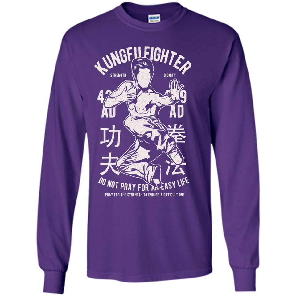 Kungfu Martial Arts Fight Apparel - Long Sleeve T-Shirt