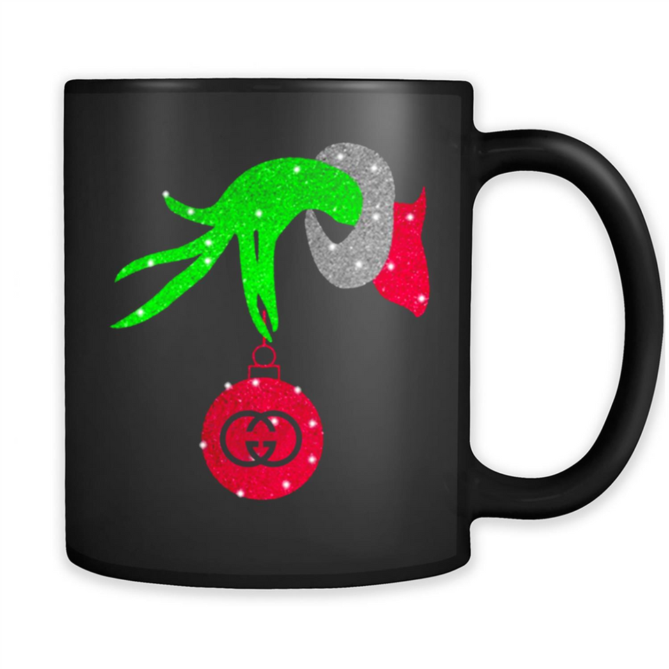 Grinch hand holding logo Gucci PING PONG