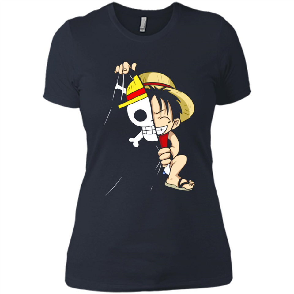 Luffy Flag One Piece - Ladies' Boyfriend T-Shirt