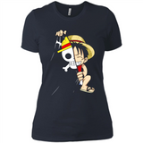 Luffy Flag One Piece - Ladies' Boyfriend T-Shirt